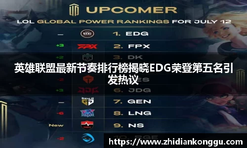 英雄联盟最新节奏排行榜揭晓EDG荣登第五名引发热议